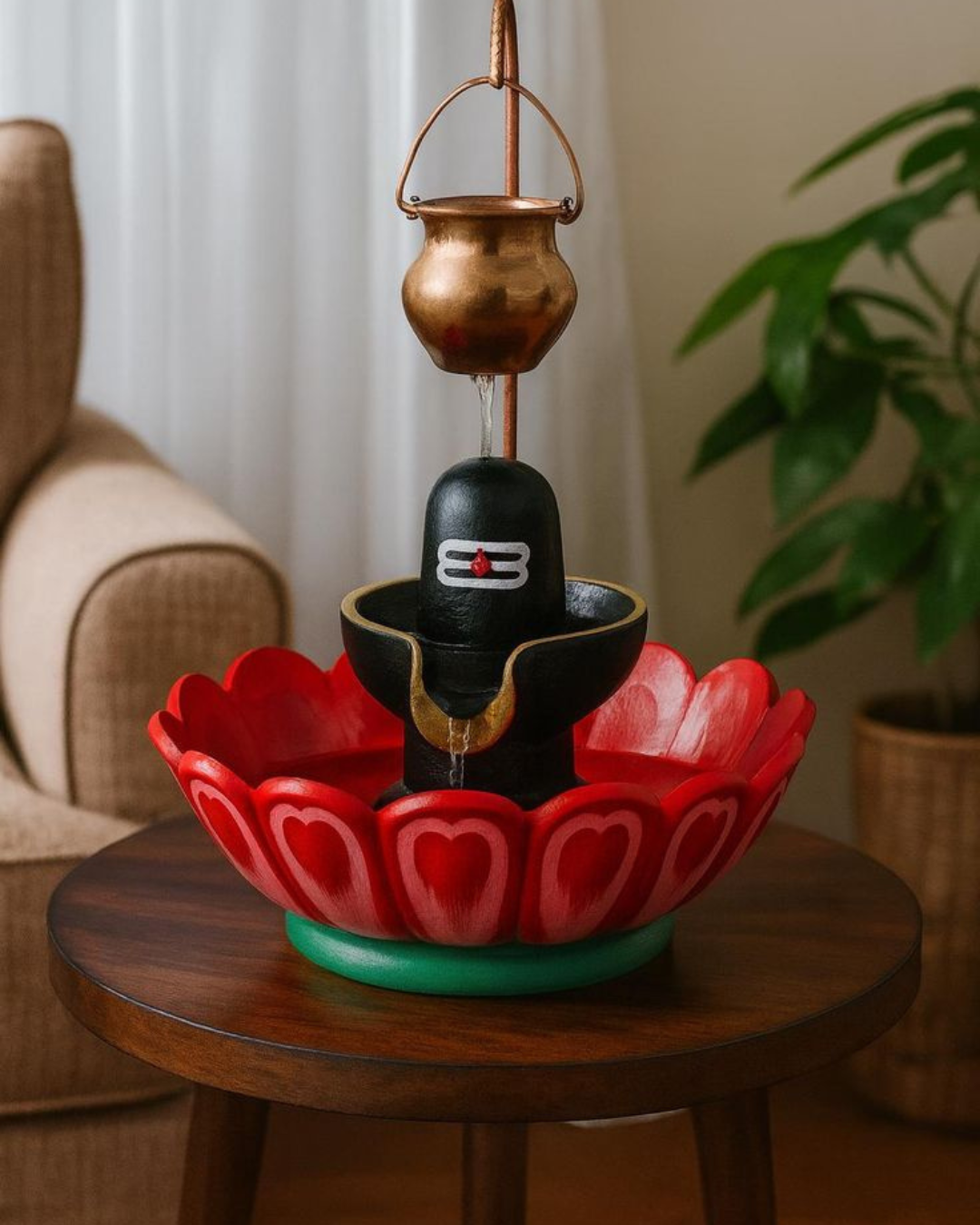 Handmade Shivling Water Fountain – ISHPRIT Collection of Home Decor