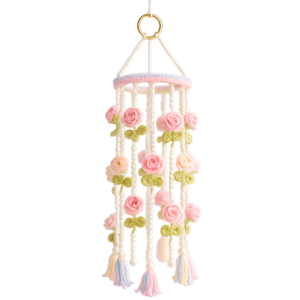 CROCHET ROSE WALL HANGING
