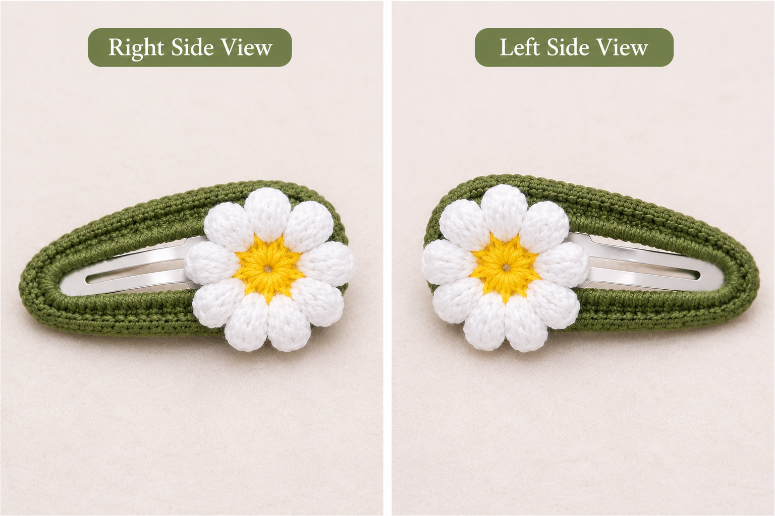 CROCHET HAIR CLIP - Image 2