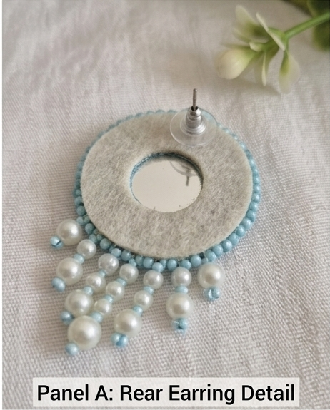 MIRROR BEADED NECKLACE SET - Image 2