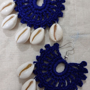 CROCHET SHELL EARRINGS
