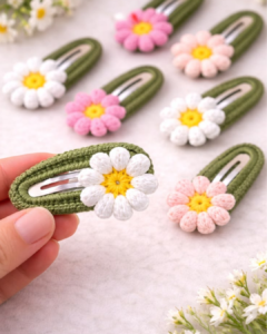 CROCHET HAIR CLIP
