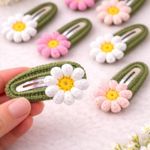CROCHET HAIR CLIP